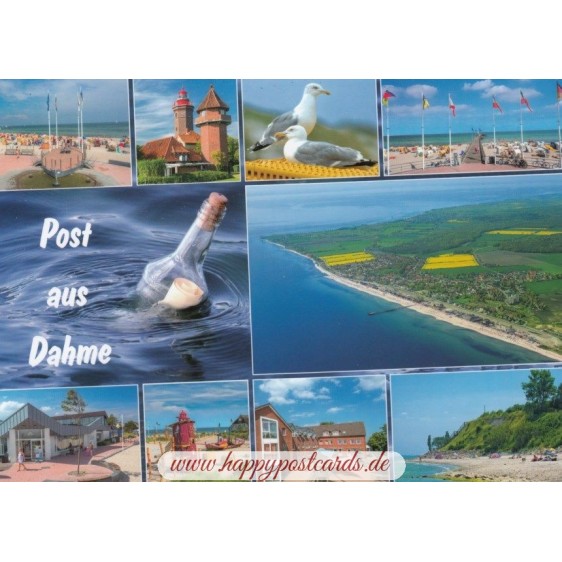 Mail from Dahme - Postcard