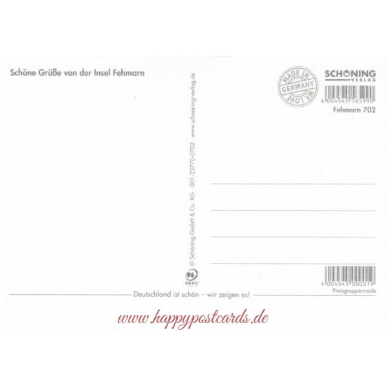 Post von der Insel Fehmarn - Ansichtskarte