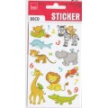 Little animals and numbers Sticker