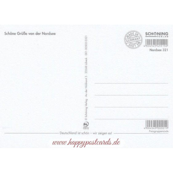Beautiful North Sea - Viewcard