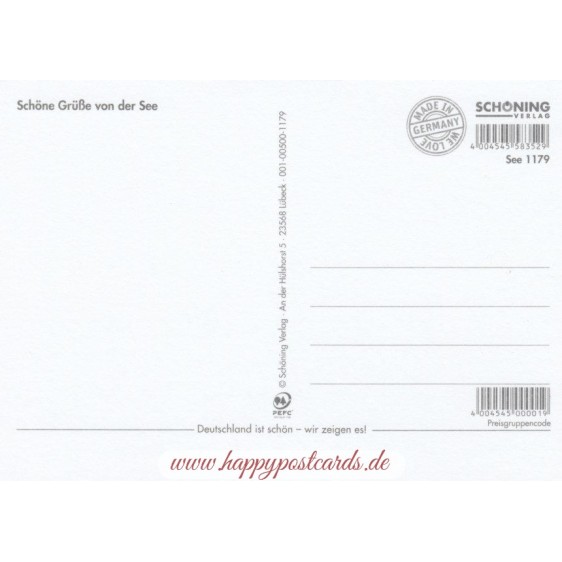 Snowy greetings - Viewcard