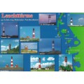 Lighthouses in Schleswig-Holstein - Viewcard