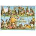 Happy Easter - Funny bunnies - Tausendschön - Postcard