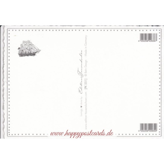 Hamburg - Landungsbrücken - Tausendschön - Postcard