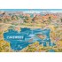 Chiemsee - Map - Postcard