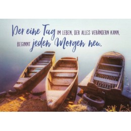 Der eine Tag - Spruchkarte