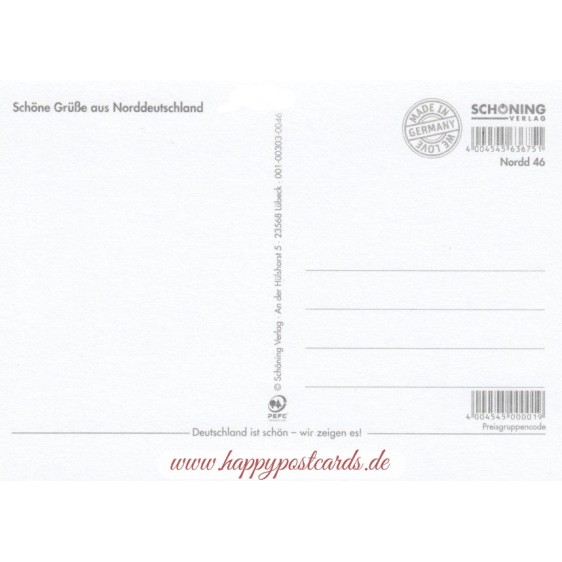 Lighthouses in Northern Germany - Viewcard