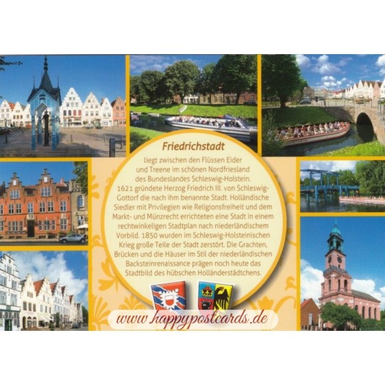 Friedrichstadt - Yellow Chronicle - Viewcard