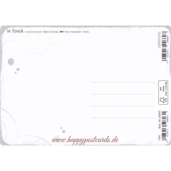 Glaube an Wunder - in touch postcard
