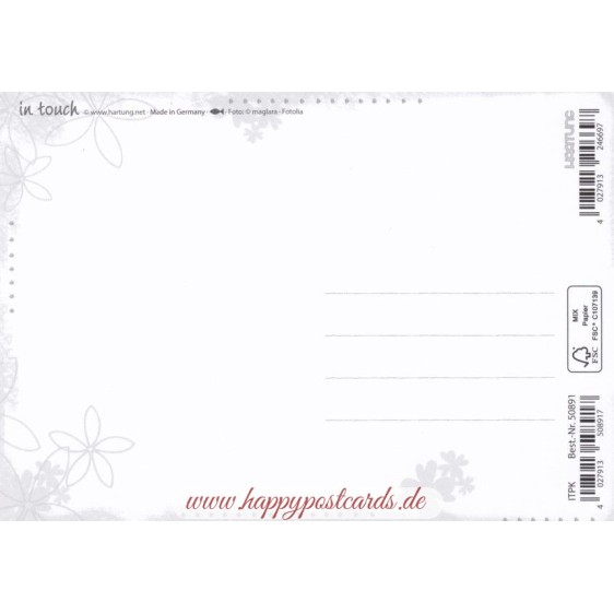 Heute ist ein guter Tag - in touch postcard