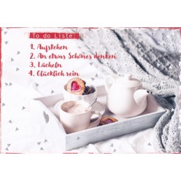 To do Liste - in touch - Spruchkarte