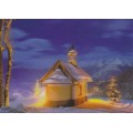 3D Winter greetings - 3D Postcard