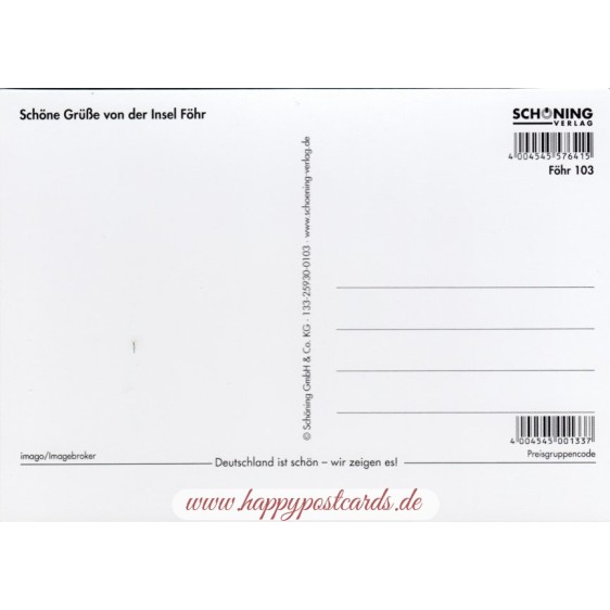 3D Foehr - aerial view - 3D Postcard