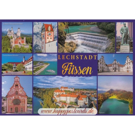 Fuessen - Multi - Viewcard