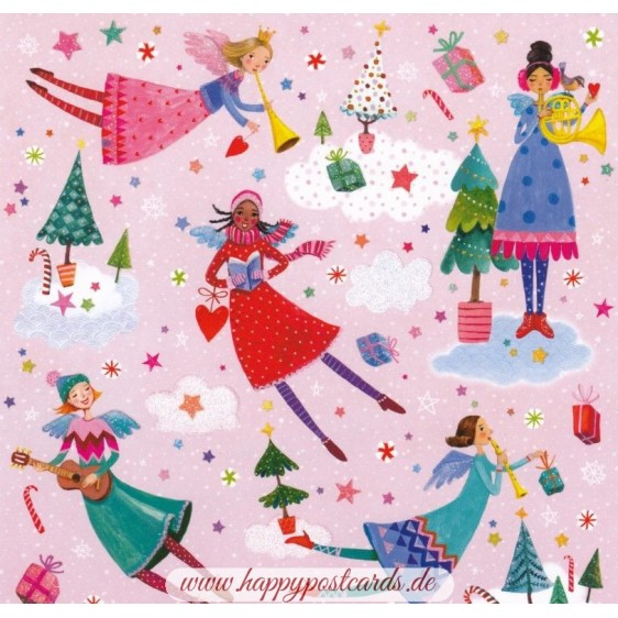 Angels make music - Mila Marquis Postcard