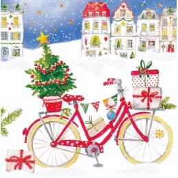 More about Weihnachtliches Fahrrad Carola Pabst Postkarte