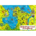 Butjadinger Land - Map - Postcard