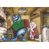Kalinka-Malinka - Blaue Katzen - Postkarte