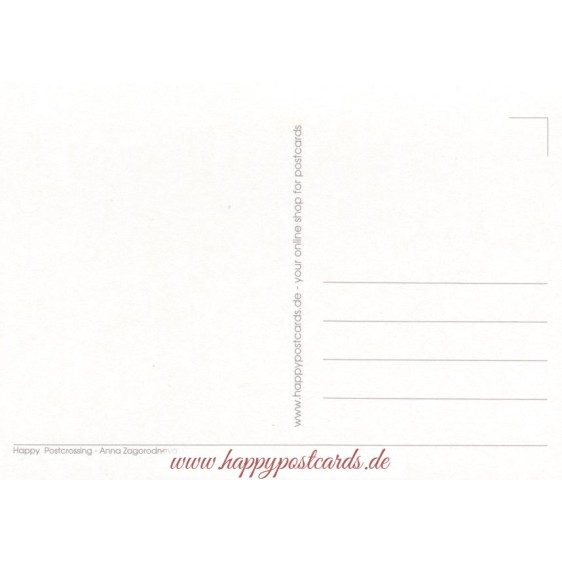 Happy Postcrossing! - Postkarte