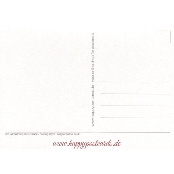 Süße Träume - Garmashova Postkarte