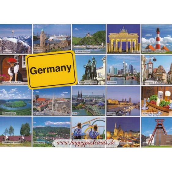 Germany - Multiview - Viewcard