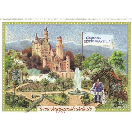 Castle Neuschwanstein 2 - Tausendschön - Postcard