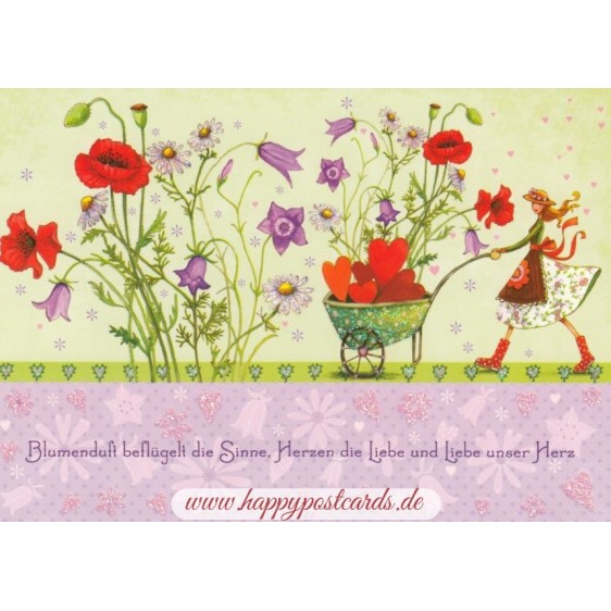 Blumenduft - Mila Marquis Postkarte