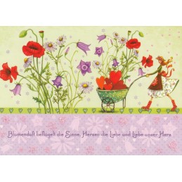 Blumenduft - Mila Marquis Postkarte