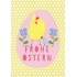 Frohe Ostern - Huhn - Carola Pabst Postkarte