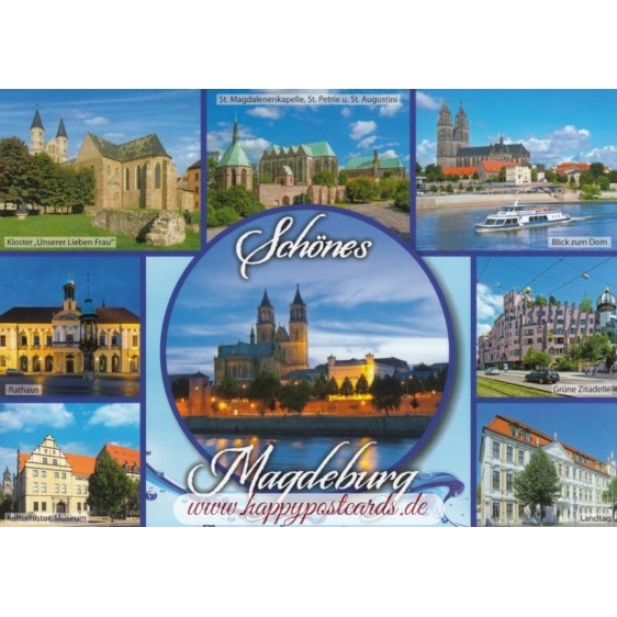 Beautiful Magdeburg - Viewcard