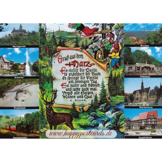 Greetings from Harz - Viewcard