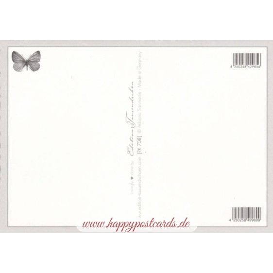 Elefant und Zebra - Tausendschön - Postkarte
