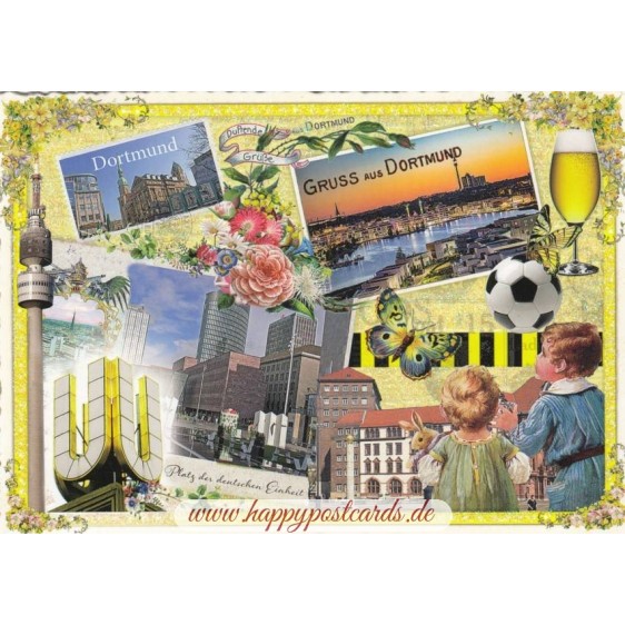 Gruss aus Dortmund - Tausendschön - Postcard