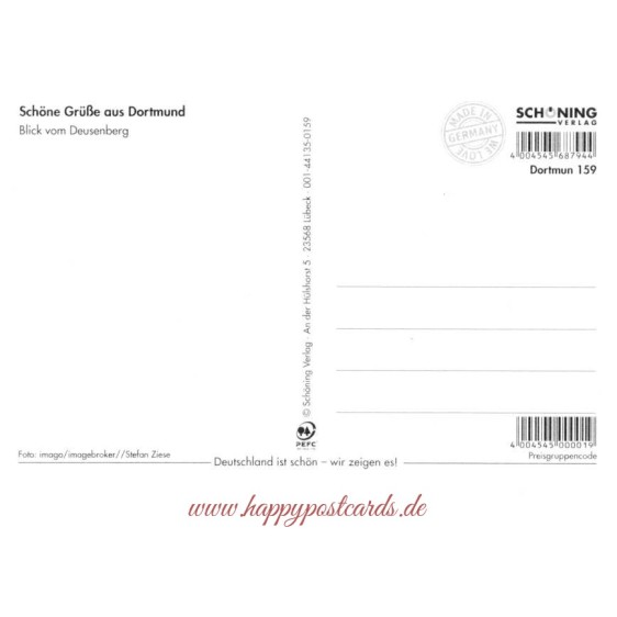 Westfalenmetropole Dortmund - Viewcard