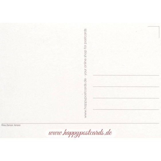 Amore - Blaue Katzen - Postkarte