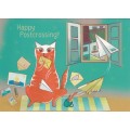 Happy Postcrossing - Airmail - Postcard
