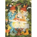 65 - Frauen feiern Weihnachten - Löök Postkarte