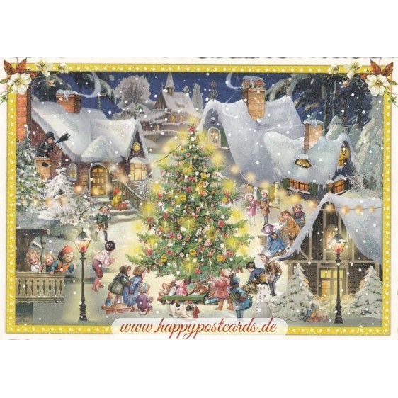 Weihnachten in der Stadt - Tausendschön - Weihnachtskarte