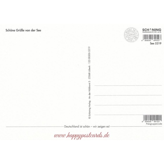 Küstenbengel - de Waard Postkarte