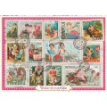 Valentinsgruesse - stamps - Tausendschön - Postcard