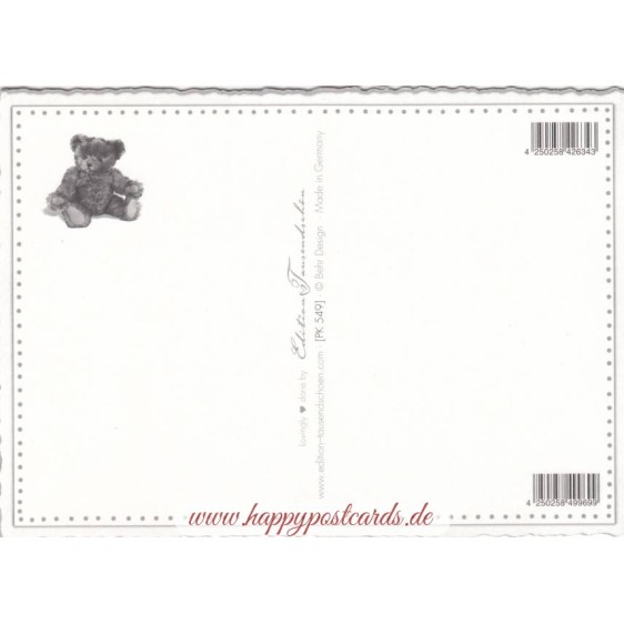 Teddies - Tausendschön - Postcard