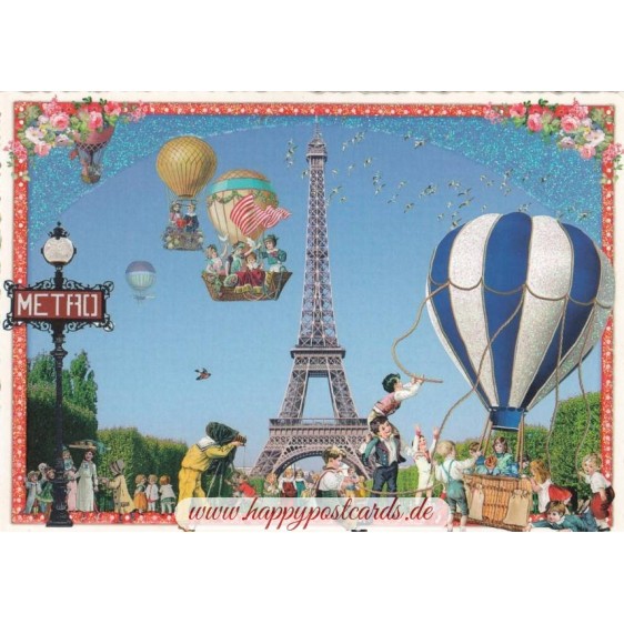 Paris - Eiffelturm 2 - Tausendschön - Postkarte