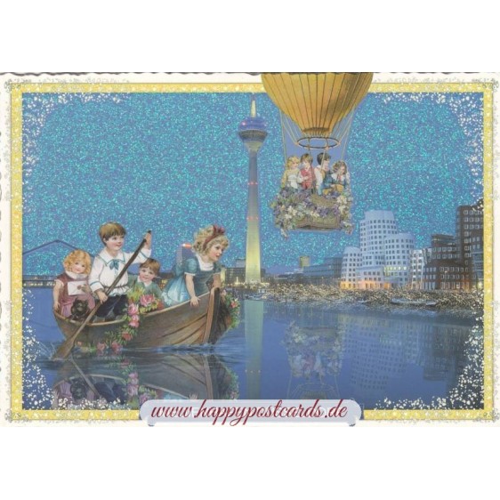 Düsseldorf Medienhafen - Tausendschön - Postcard