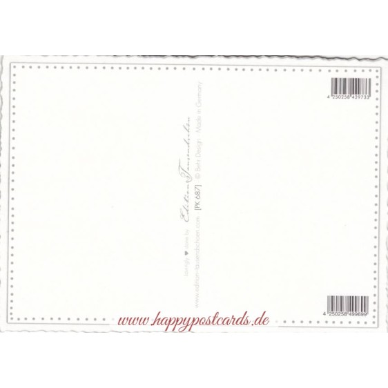 Violine - Tausendschön - Postkarte