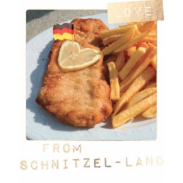 Schnitzel-Land - German Memories Postcard