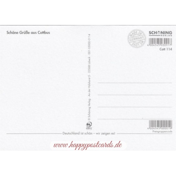 Cottbus - Chronicle - Viewcard