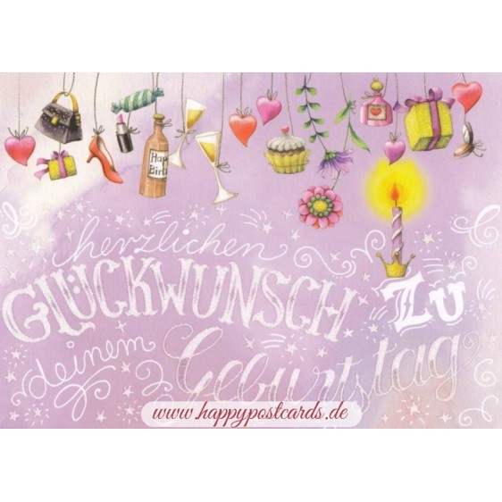 Geburtstag - Geschenke - Nina Chen Postkarte