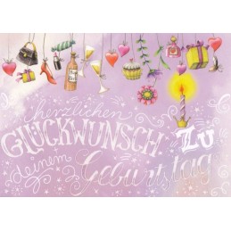 Geburtstag - Geschenke - Nina Chen Postkarte