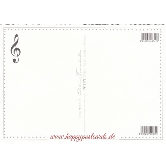 250 Years Ludwig van Beethoven - Tausendschön - Postcard