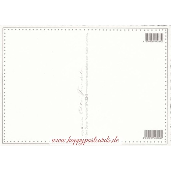 Aquarium - Tausendschön - Postkarte
